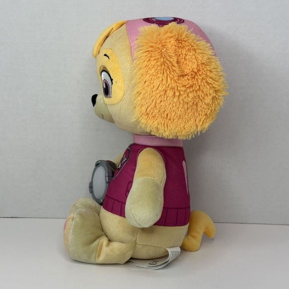 Paw Patrol Skye Snuggle Up Plush Pink Flashlight Sounds Working Stuffed Animal - Picture 5 of 11